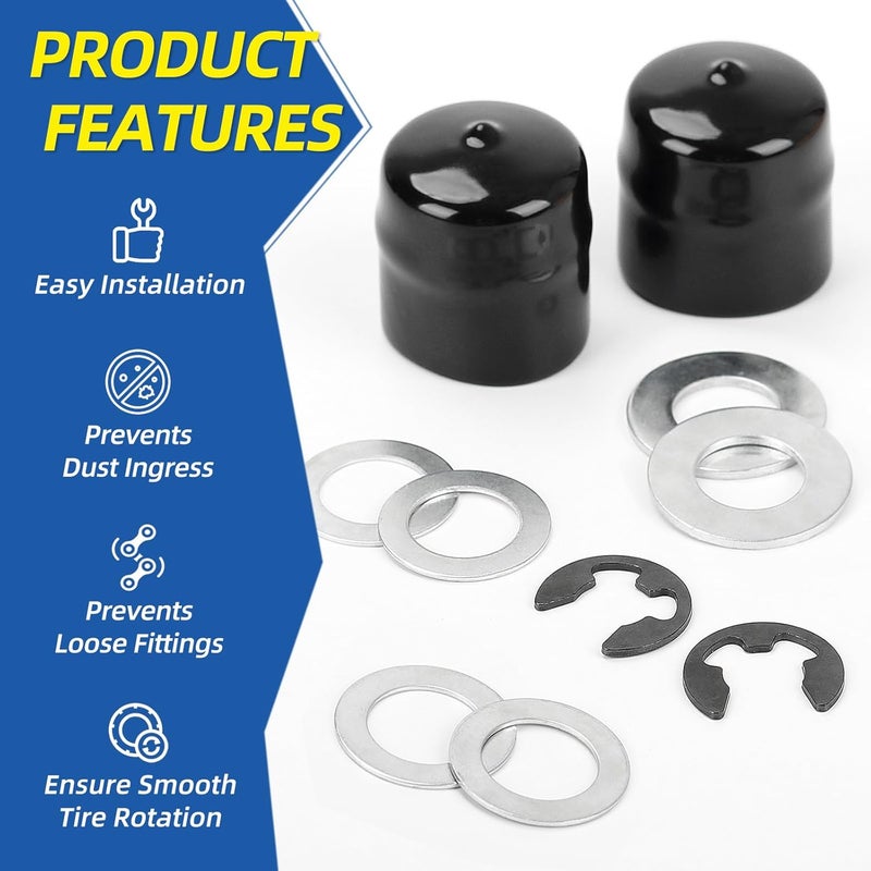 GICOOL Lawnmower Wheel Hardware Kit, Compatible with Husqvarna Craftsman AYP Poulan Huskee Jonsered 532188967 532121749 812000029 121748X 121749X 583512801 532436874 12000029 - Image 5